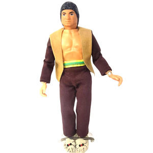 8" Original Vintage 1974 Sitting Bull Action Figure w/Original Clothes B…